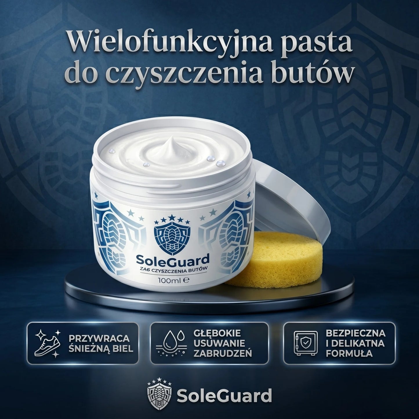 SoleGuard - Pasta przywracająca biel Twoich butów!